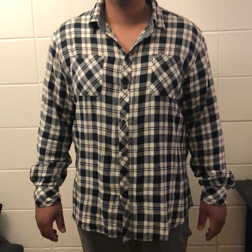 PD&C Plaid Flannel Shirt. Size XL